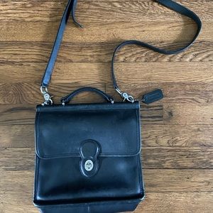 Coach Leather Vintage Purse Silver Hardware